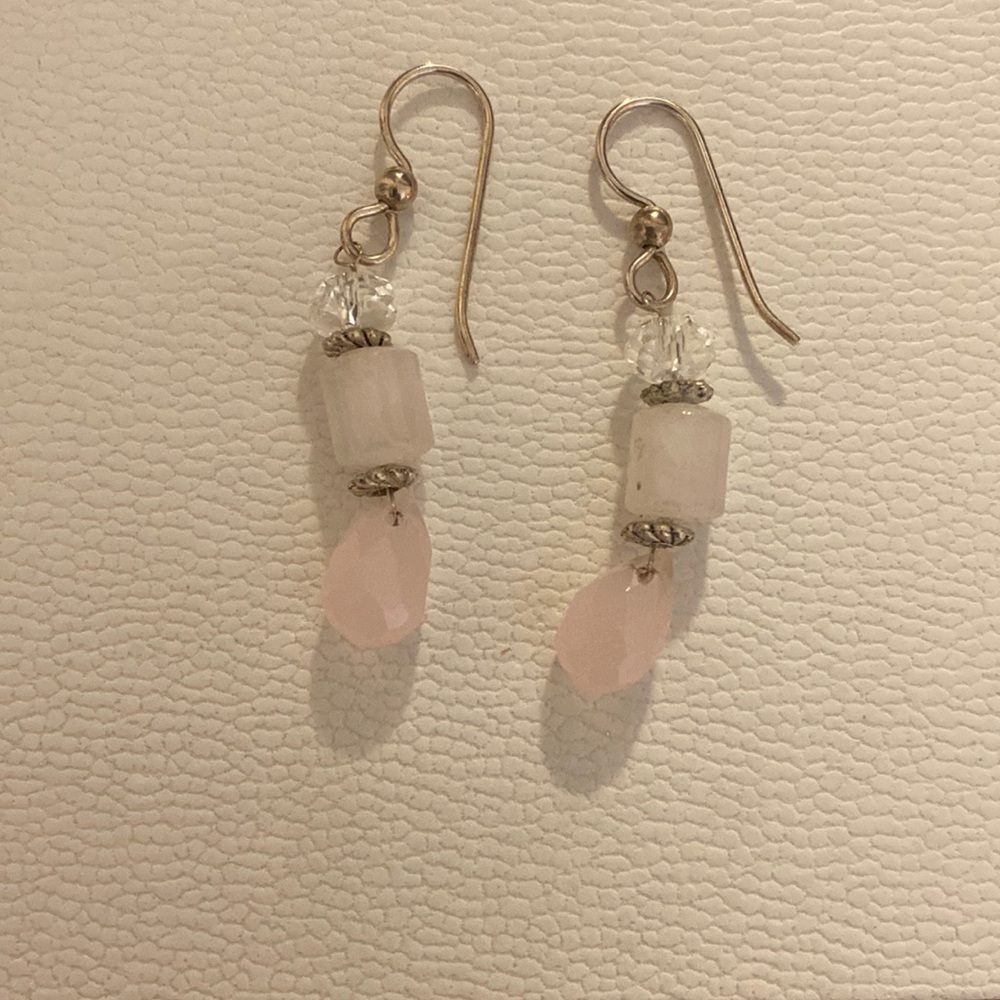 Beaded dangle earrings